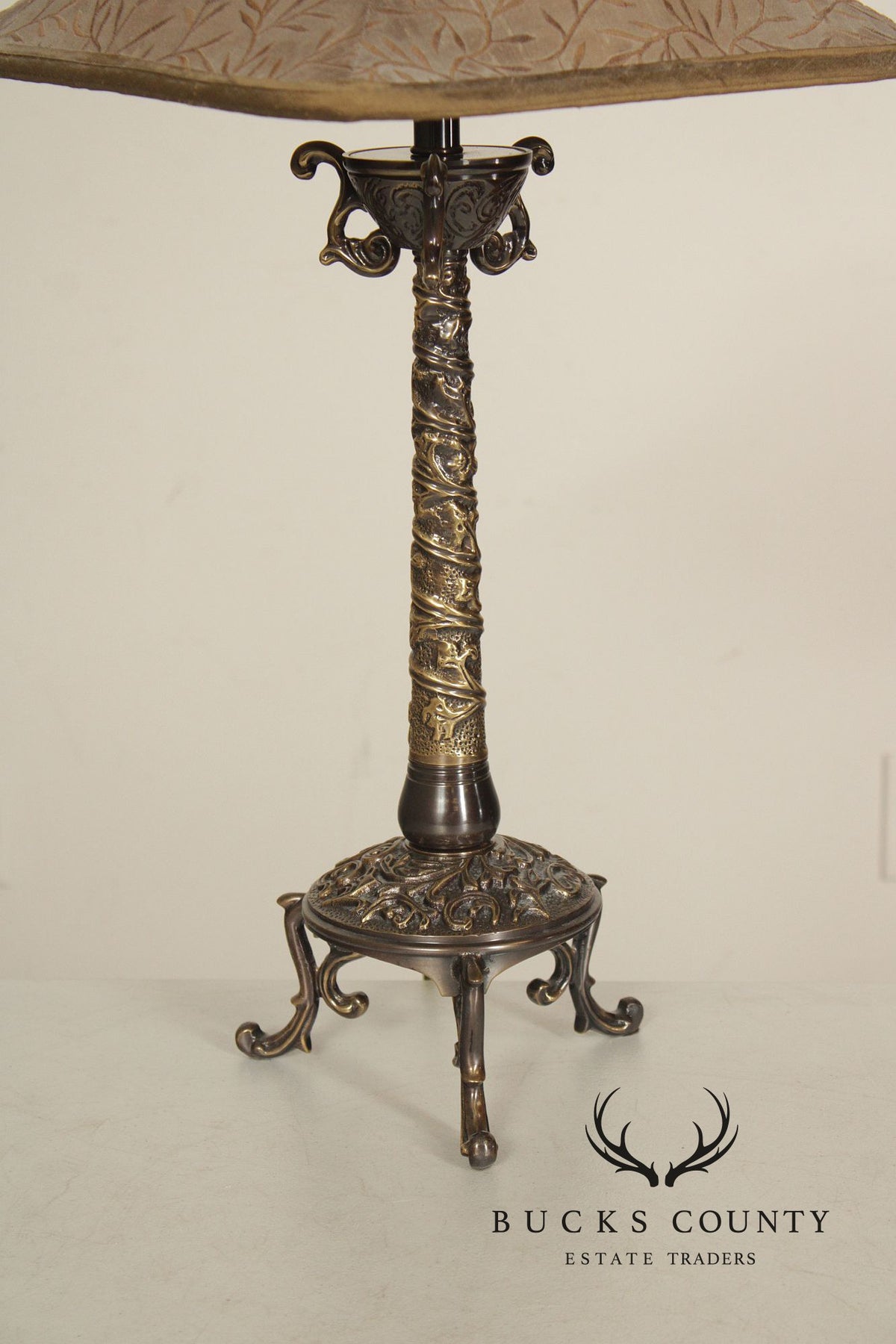 Frederick Cooper Rococo Style Brass Table Lamp