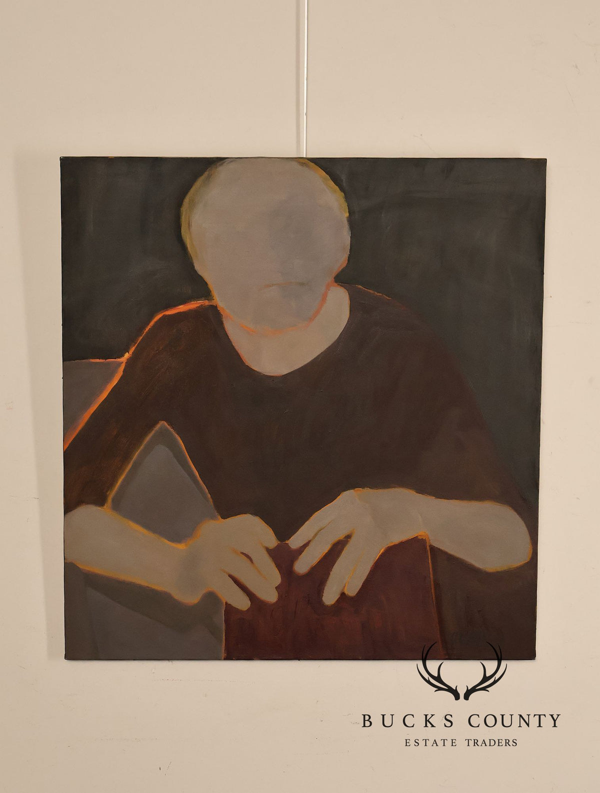 Anne Cooper Dobbins Oil Painting,  'Woman With Her Purse'