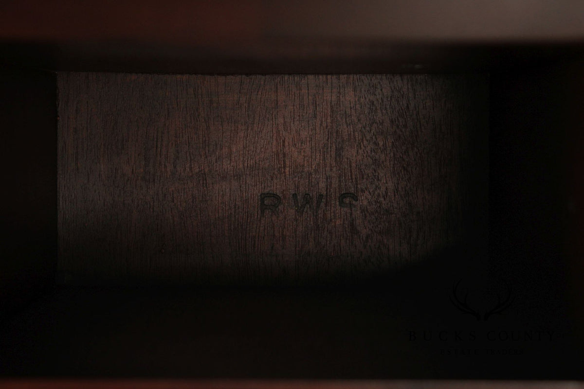 Federal Style Pair Of Mahogany Inlaid Knife Boxes