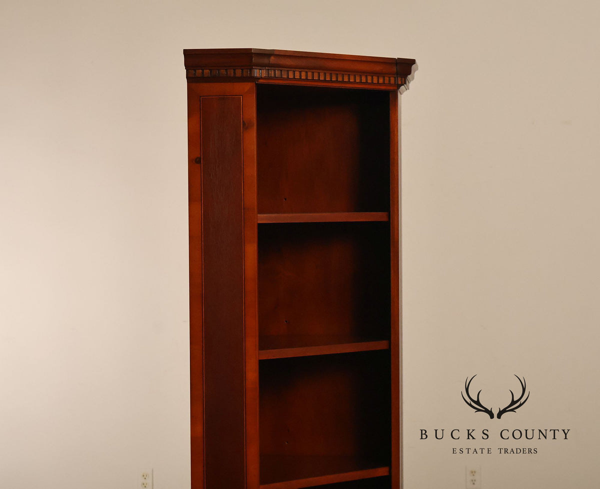 Heckman Furniture Federal Style Mahogany Corner Cabinet With Inlay