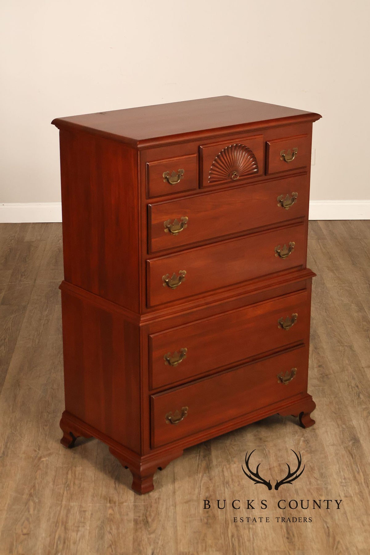 Kling Furniture Co. Traditional Cherry Highboy Chest Of Drawers
