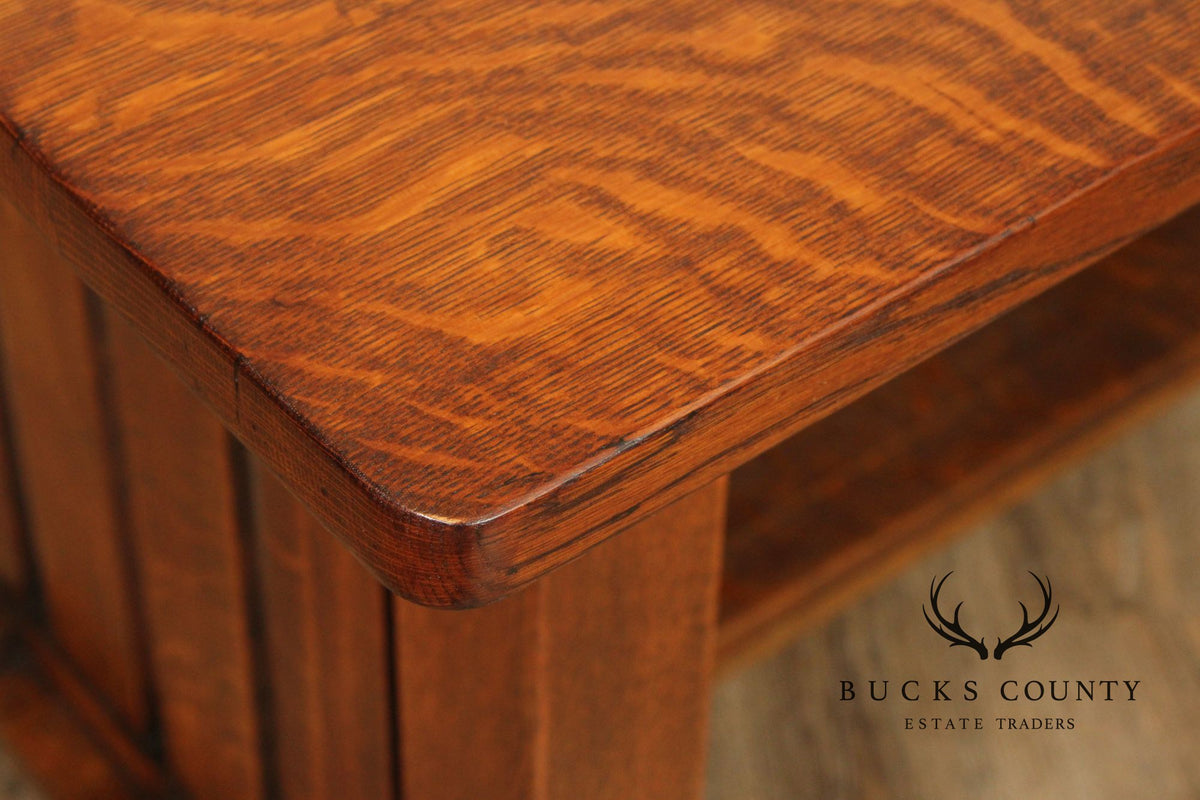 Limbert Antique Mission Oak Library Table