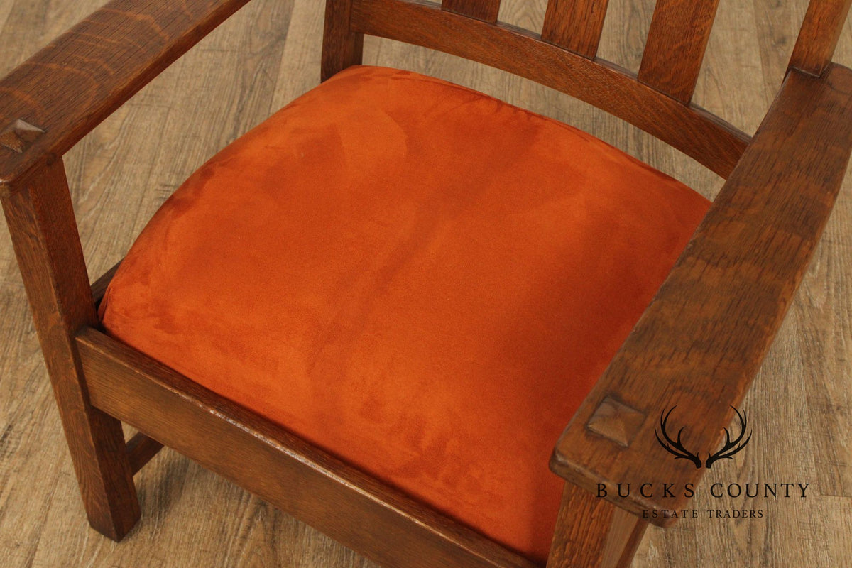 Limbert Antique Mission Oak Armchair