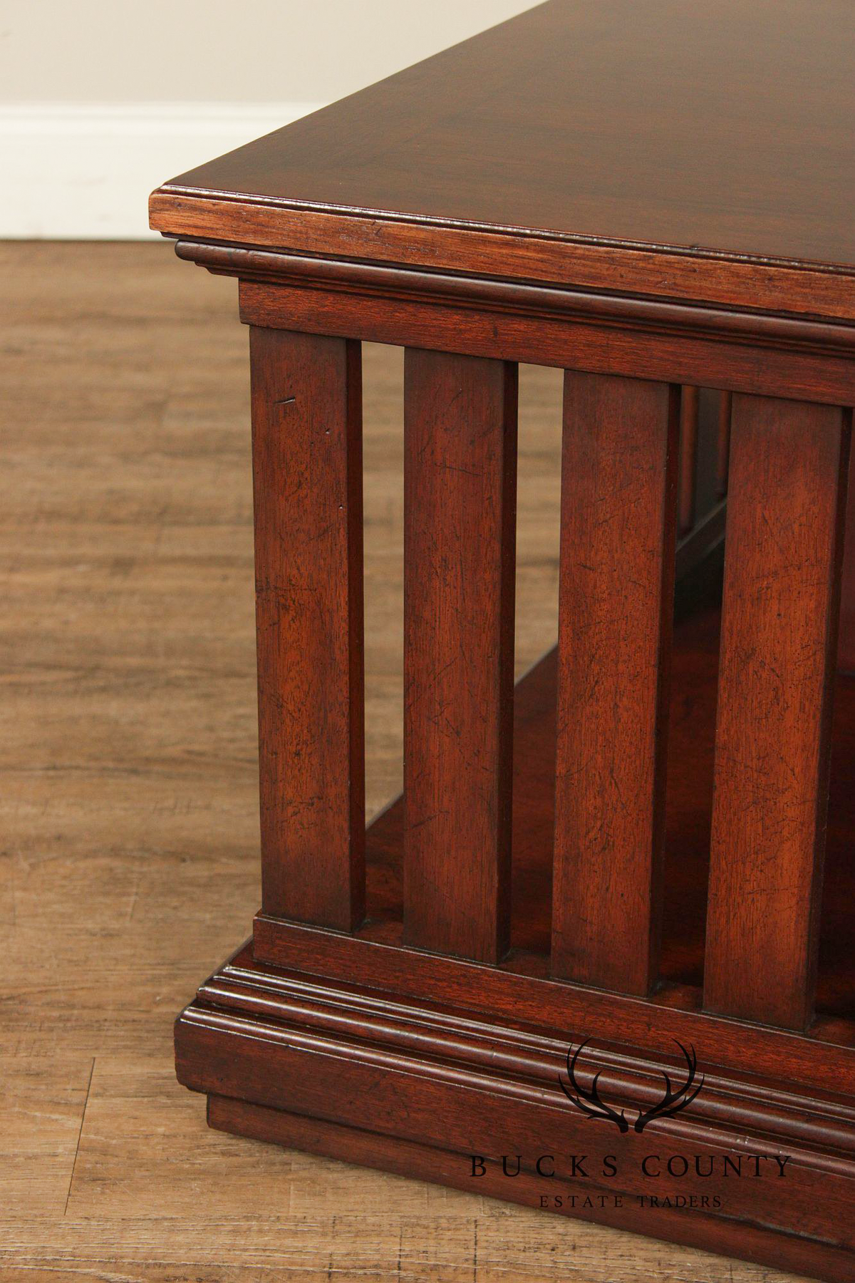 Ralph Lauren 42 Inch Square Mahogany Coffee Table