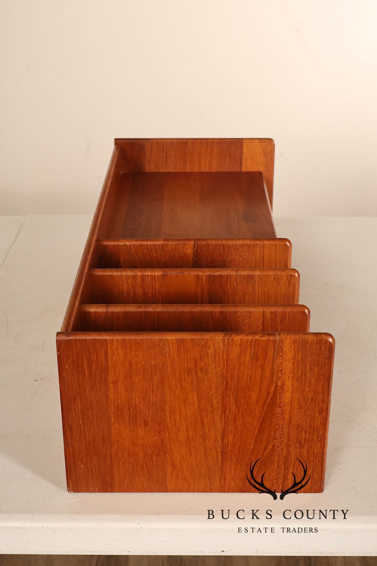 Nordisk Andels-Eksport Danish Modern Teak Desk Organizer