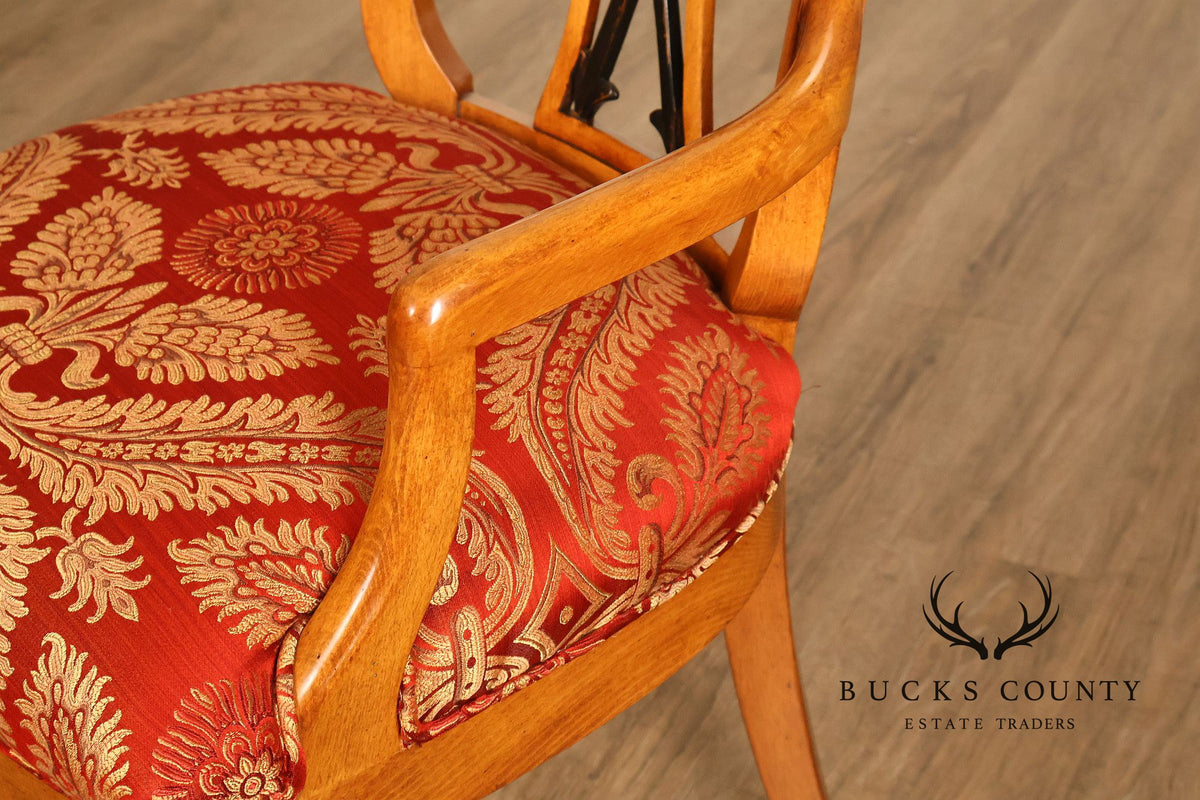 William Switzer French Empire Style Arrowback Armchair