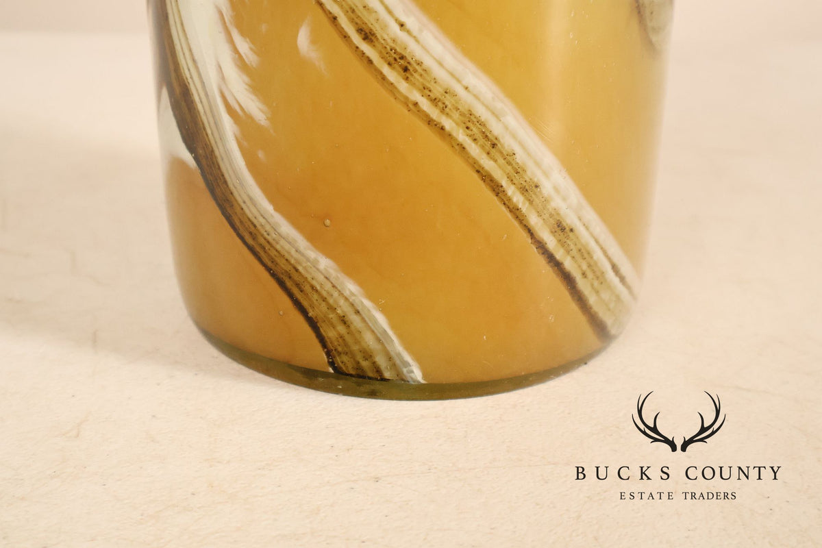 Murano Hand-Blown Glass Vase