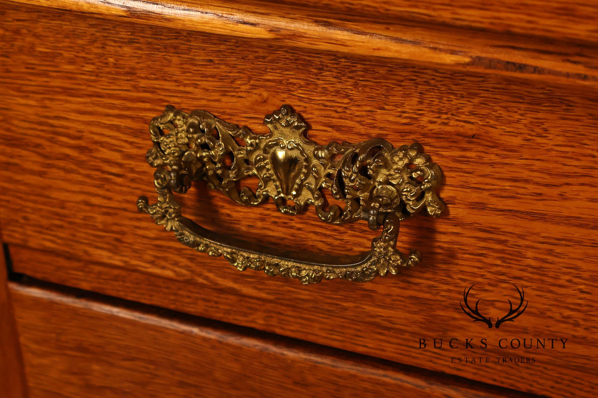 Paine’s Furniture Company Antique Victorian Oak Washstand