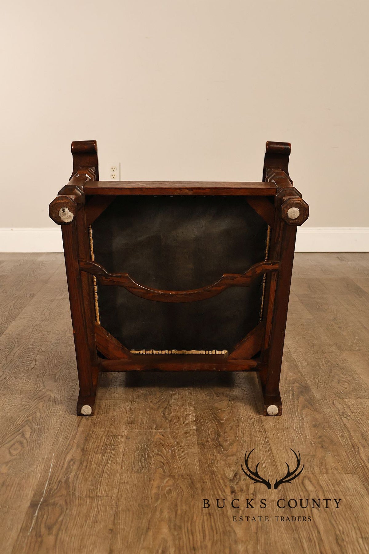 Rittercraft Arts & Crafts Cane Back Oak Armchair