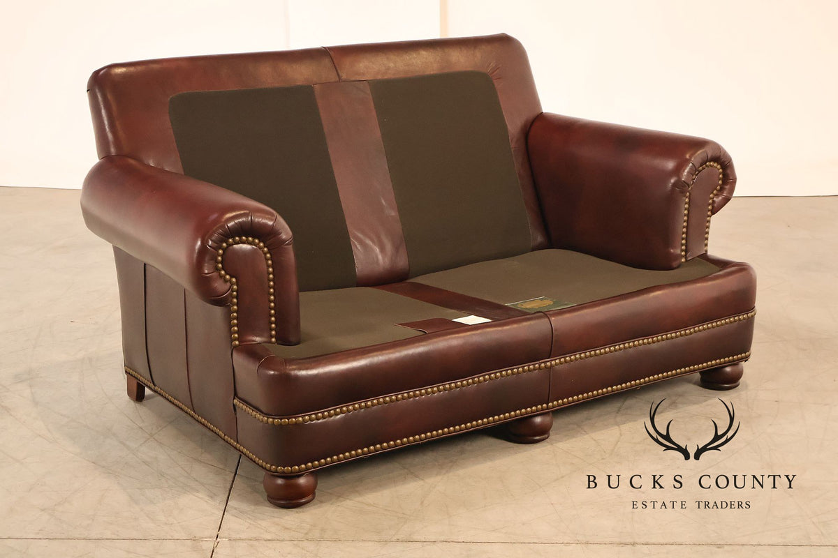 Hancock & Moore Traditional Leather Loveseat