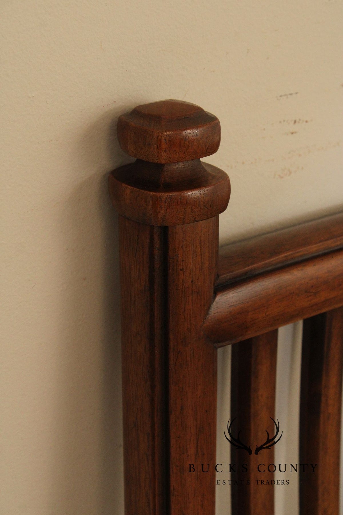 Heritage Mid Century Modern Walnut King Headboard