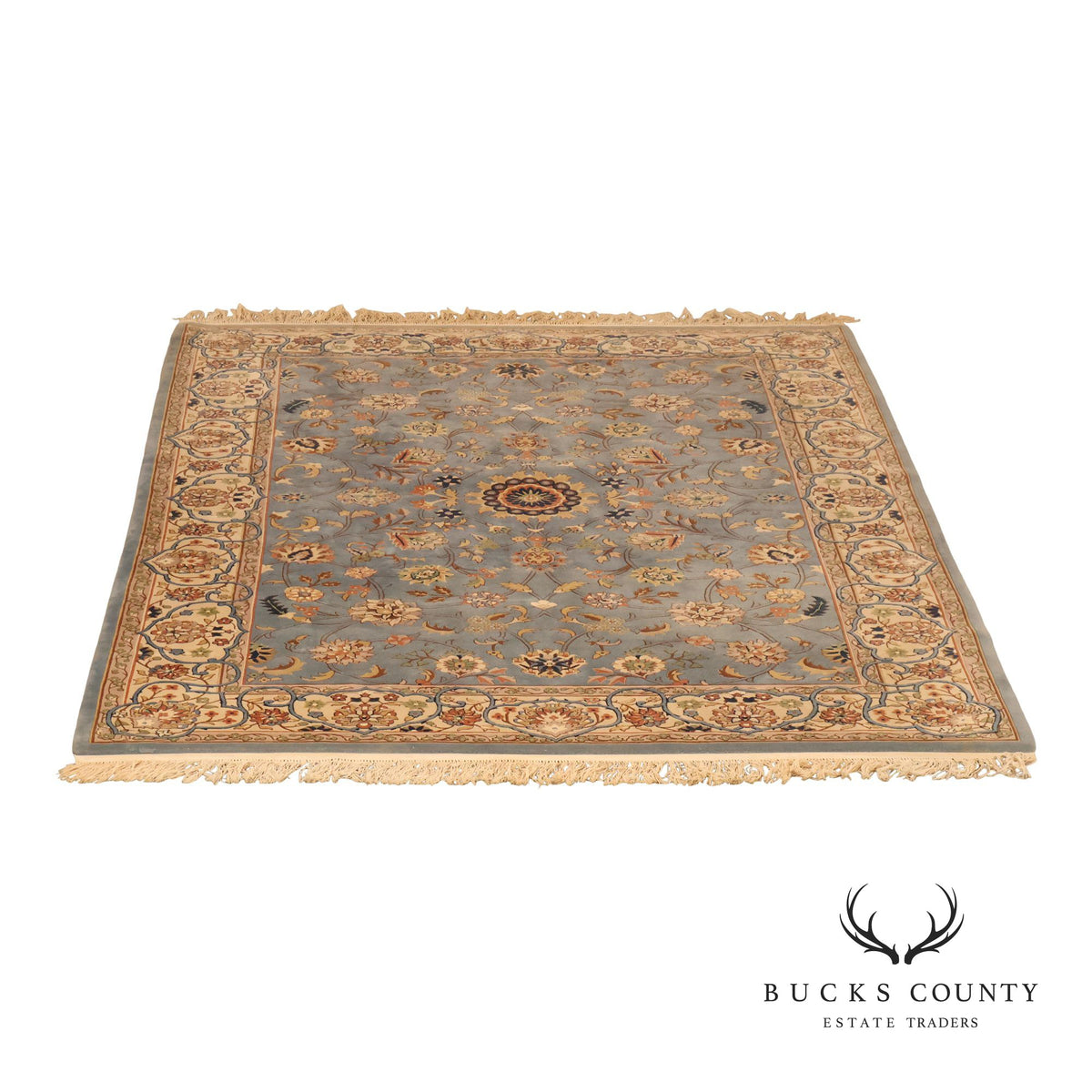 Persian Style Hand Knotted Wool Area Rug