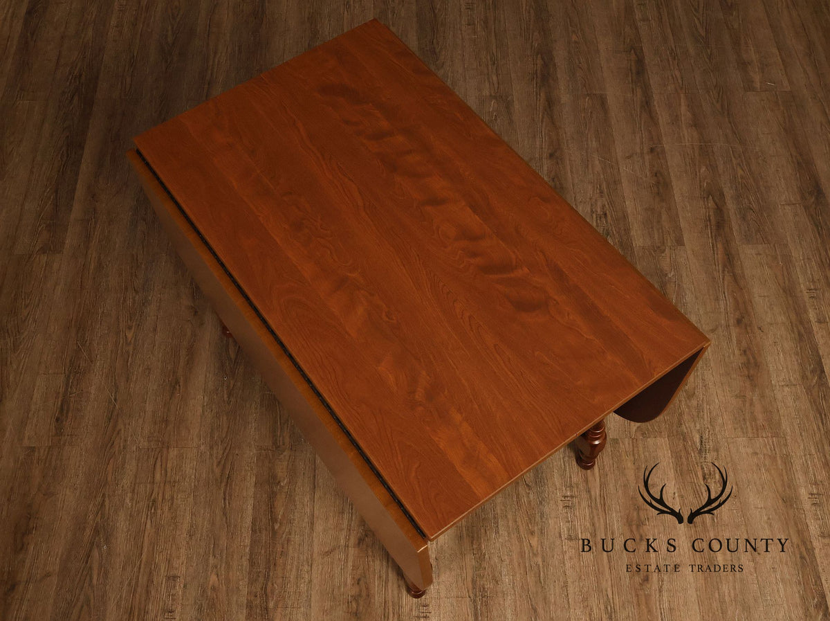 Traditional Maple Expandable Drop Leaf Gateleg Dining Table