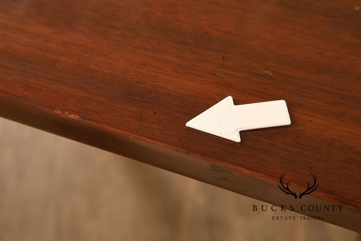 Kittinger Colonial Williamsburg Mahogany Drop Leaf Dining Table