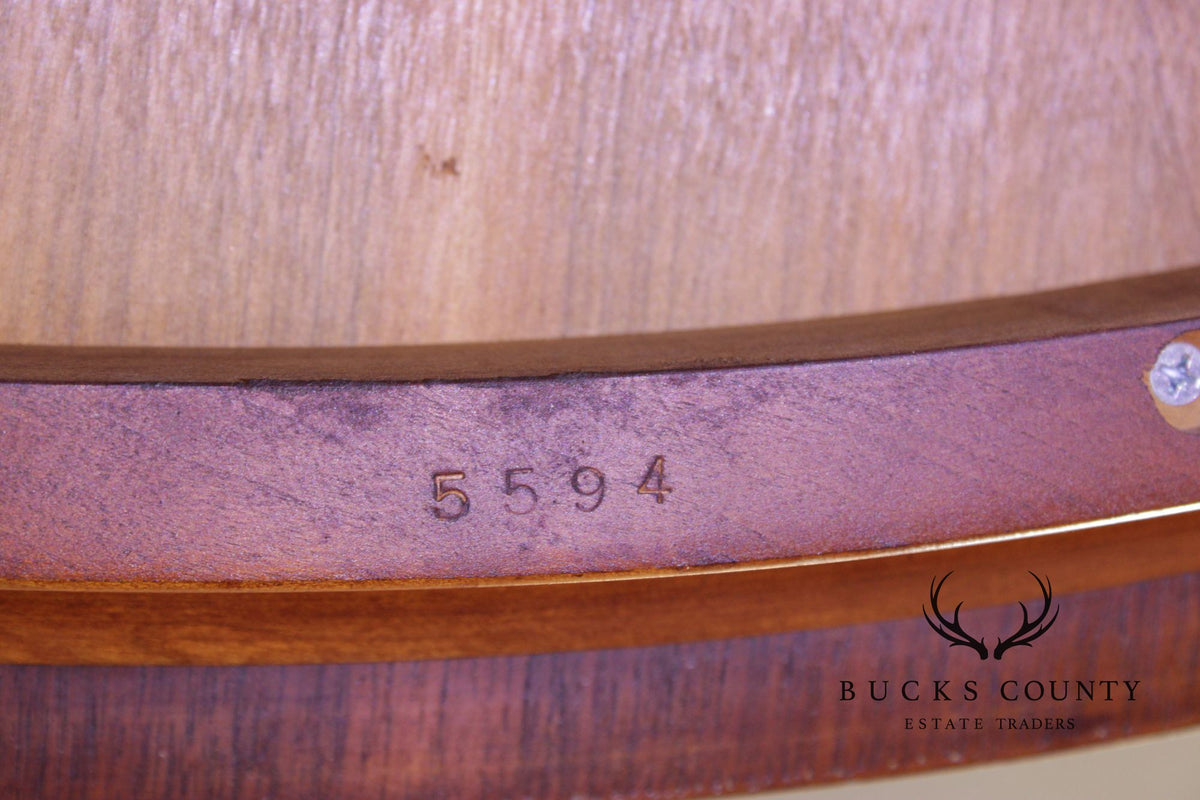 John Widdicomb Round Mahogany Dining Table Designed By Chad Womack