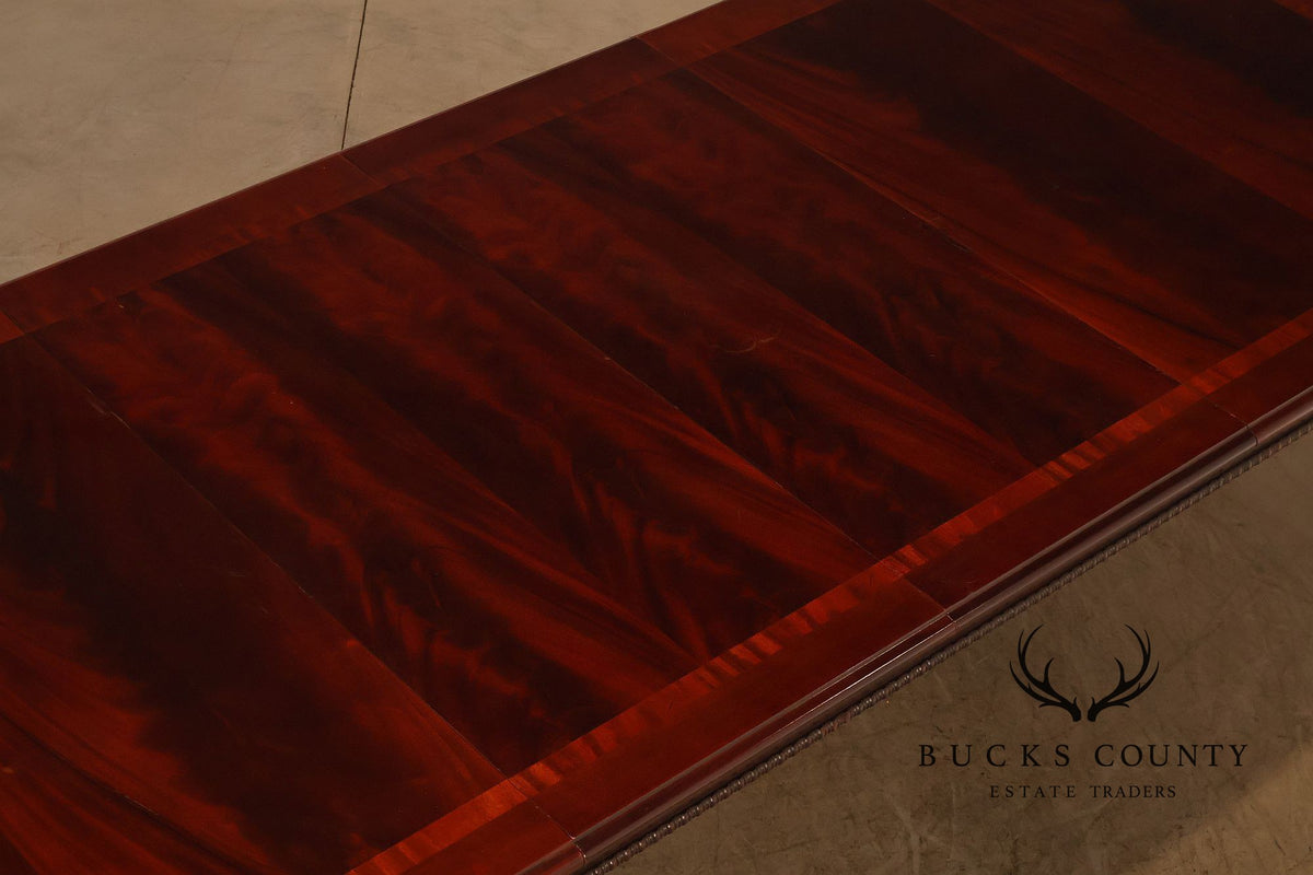 Chippendale Style Mahogany Extension Dining Table