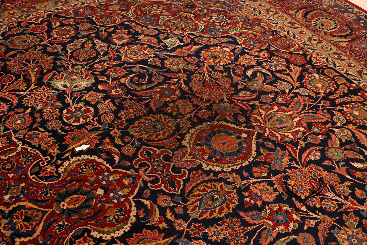 Large Hand Tied Traditional Persian Style Area Rug