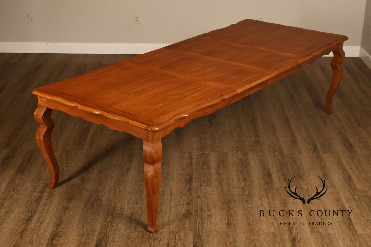 Ethan Allen 'Legacy' French Country Style Expandable Dining Table