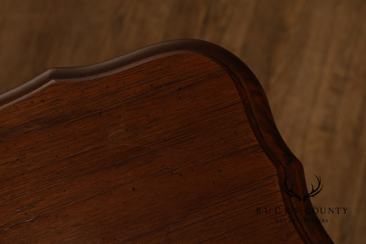 American Drew French Country Style Walnut Flip Top Server