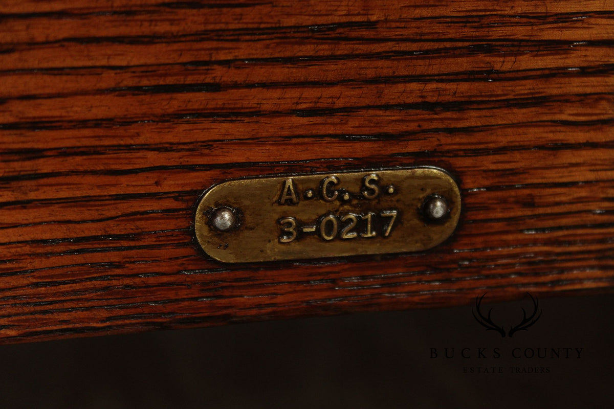 Lifetime Furniture Antique Mission Oak Sofa Settle