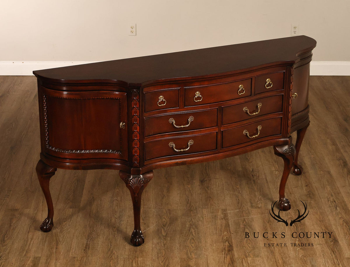 Century Furniture Mahogany Chippendale Style Sideboard Buffet