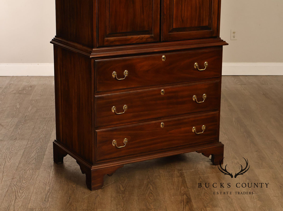 Harden Chippendale Style Cherry Armoire