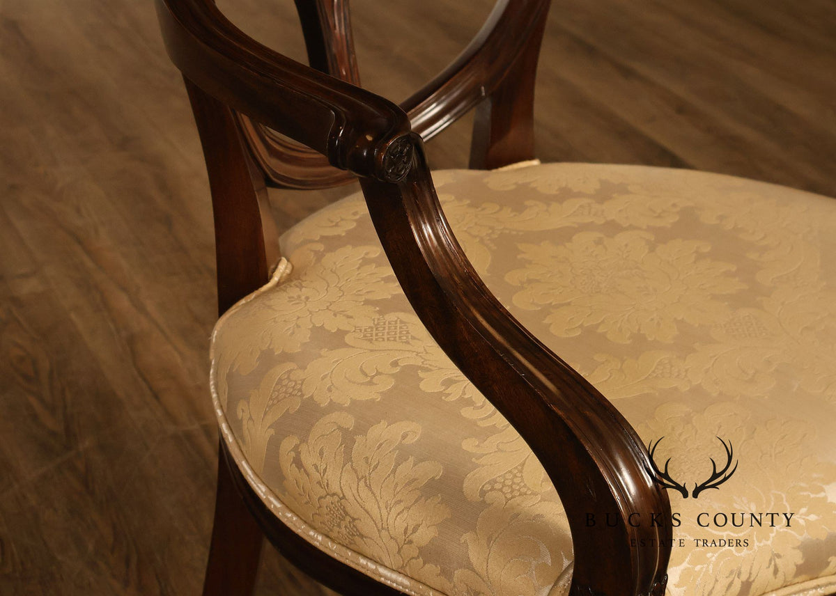 Bevan Funnell Adam Style Set of Eight Mahogany Dining Chairs