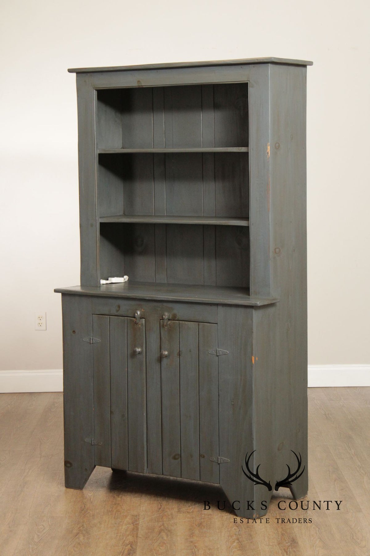 Benchmade Farmhouse Style Painted Hutch