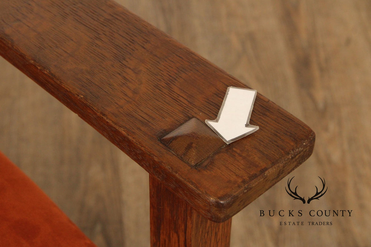 Limbert Antique Mission Oak Armchair
