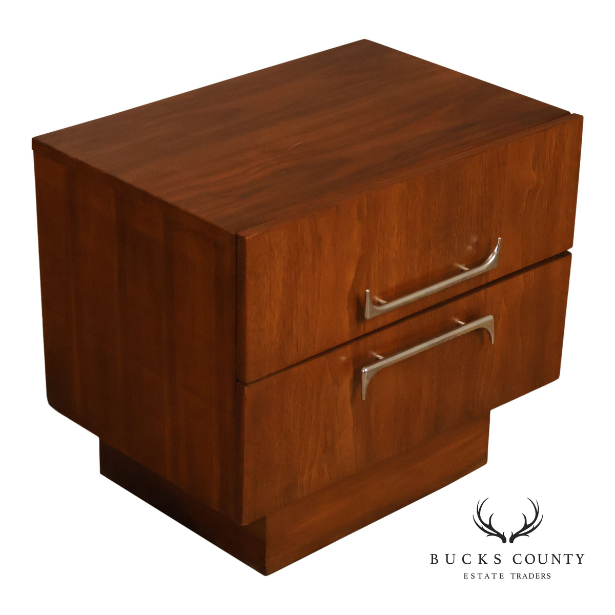 Craft Associates Mid Century Modern Walnut Nightstand