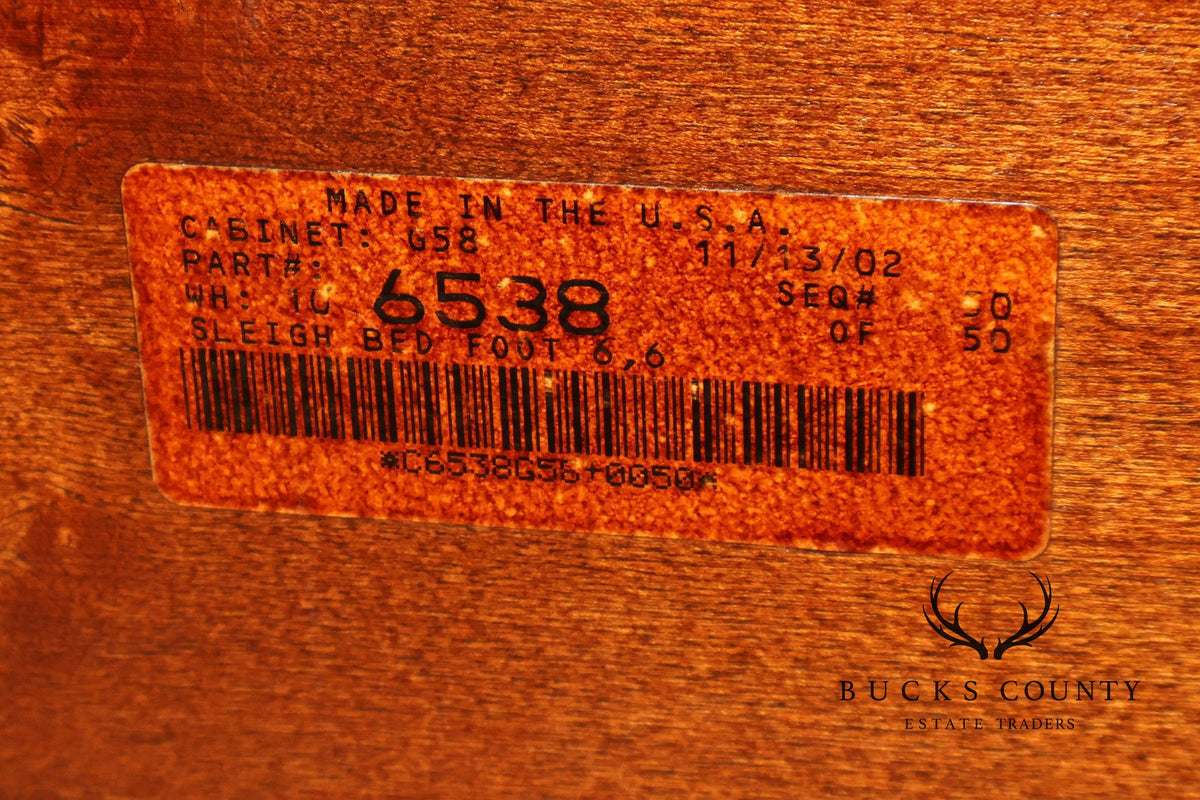 American Made King Size Sleigh Bed Frame
