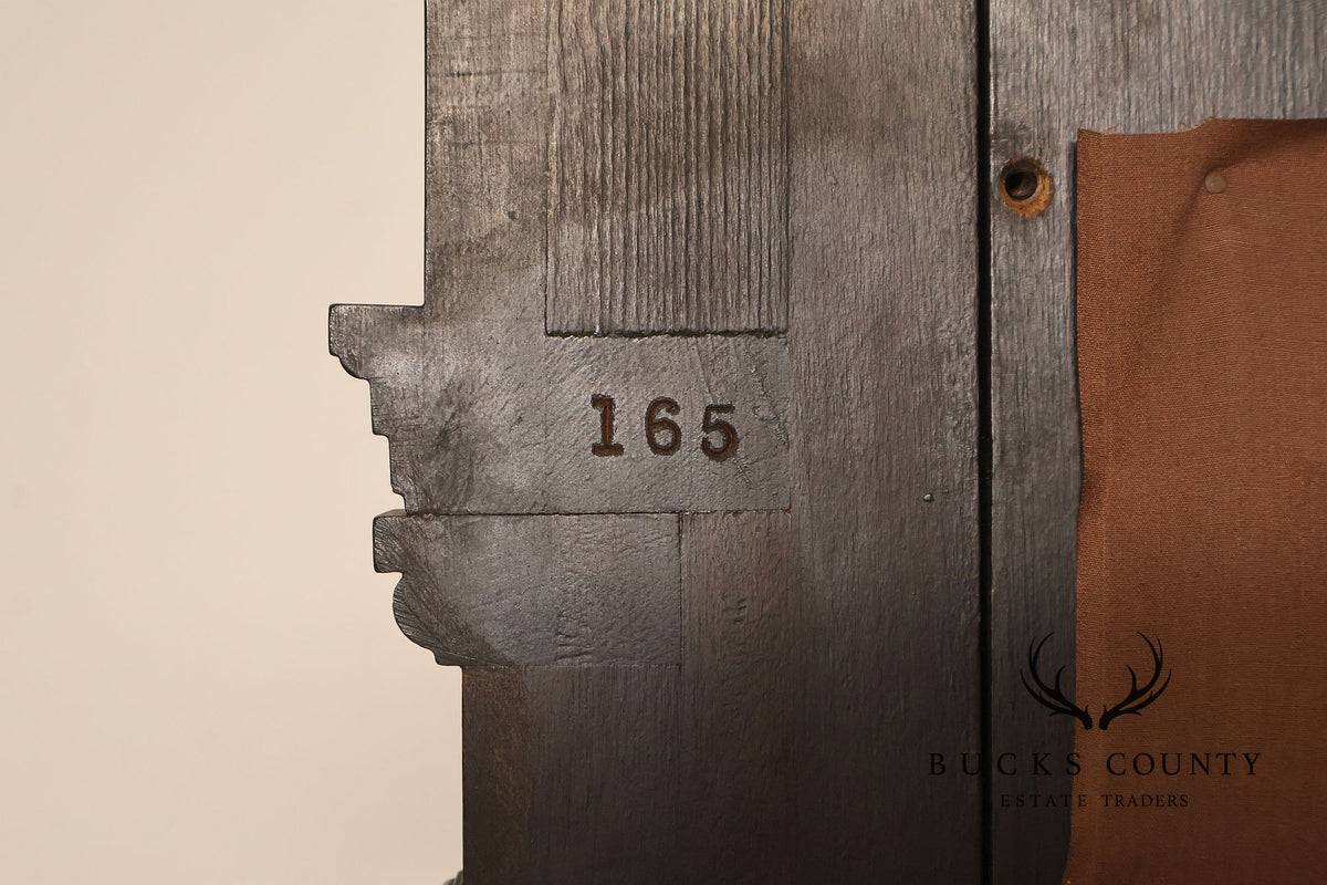 Herschede 1925 “Swan” Nine-Tube Mahogany Hall Clock