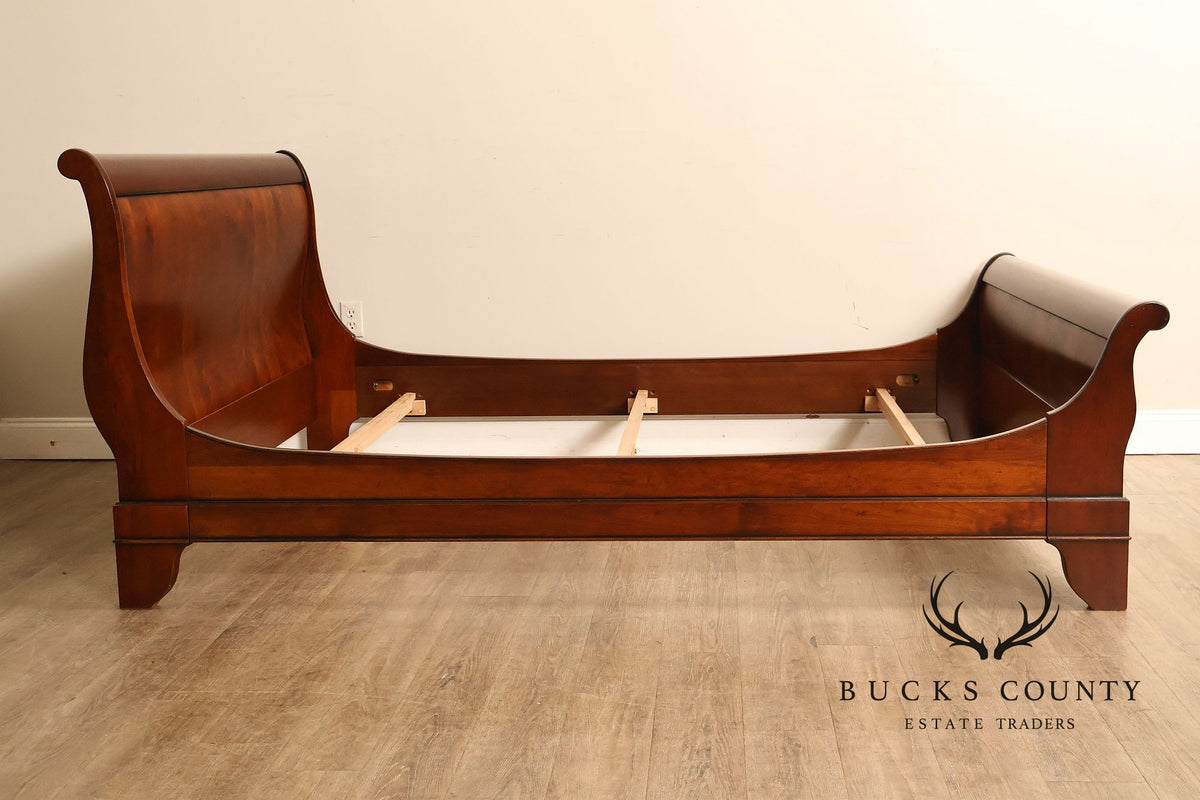 Grange Louis Philippe Style Queen Cherry Sleigh Bed