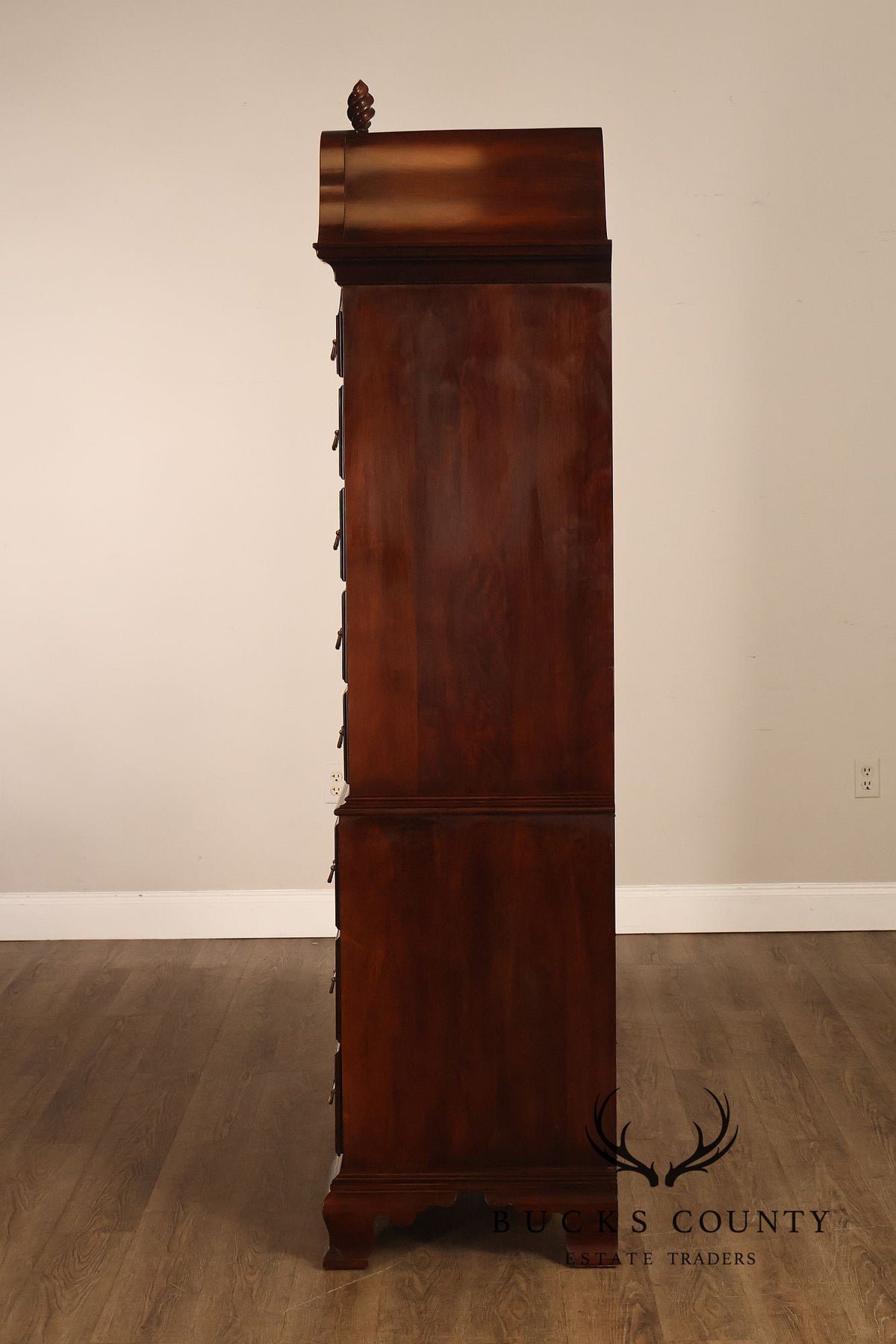 Statton Old Towne Cherry Chippendale Style Highboy Chest