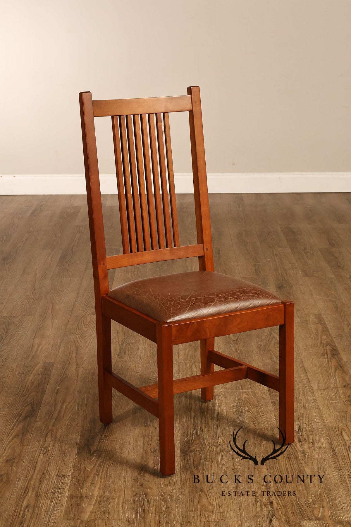 Stickley Mission Collection Set Of 6 Cherry Dining Chairs