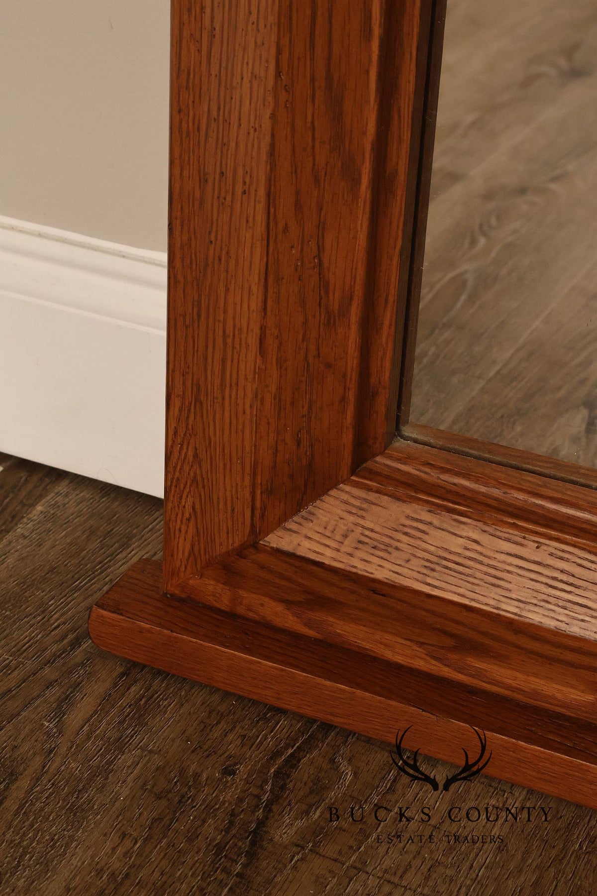Broyhill Attic Heirlooms Rustic Oak Dresser Mirror