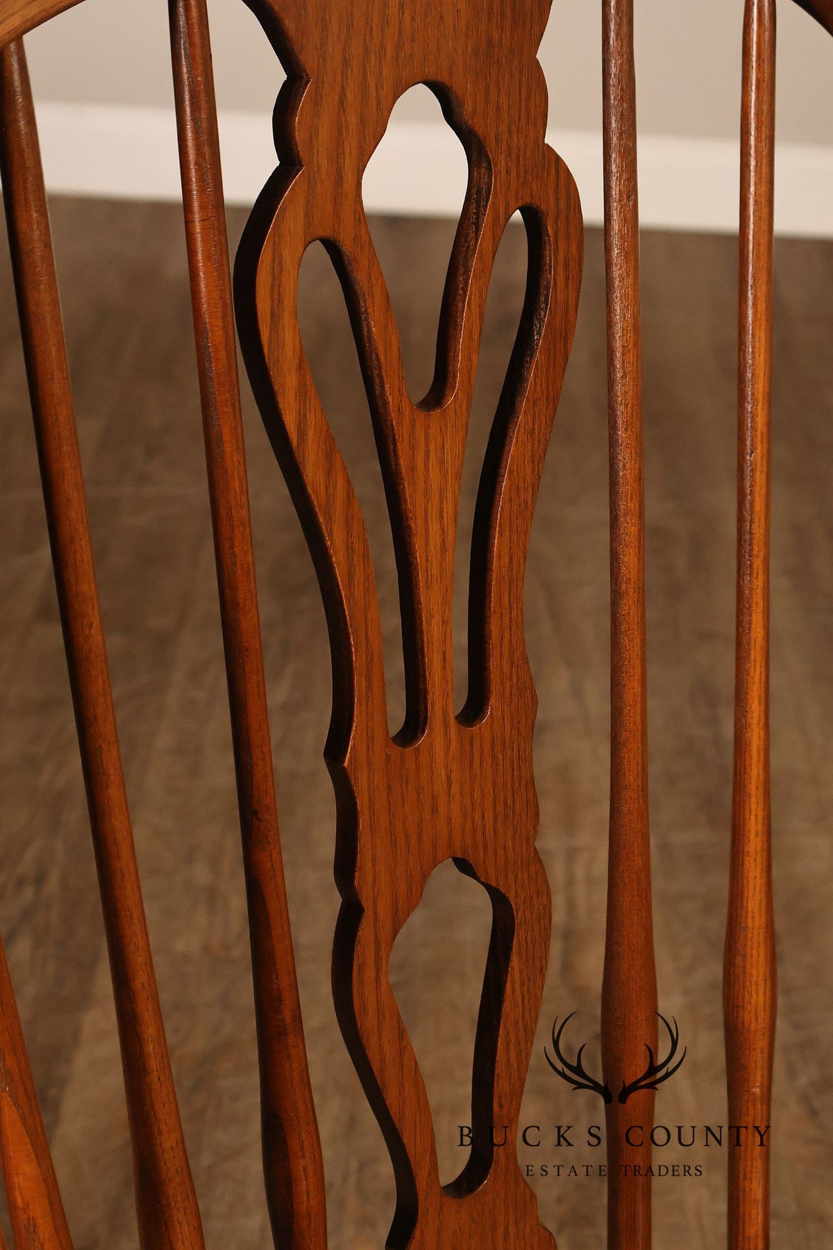 Nichols & Stone Set Of Four Windsor Dining Chairs