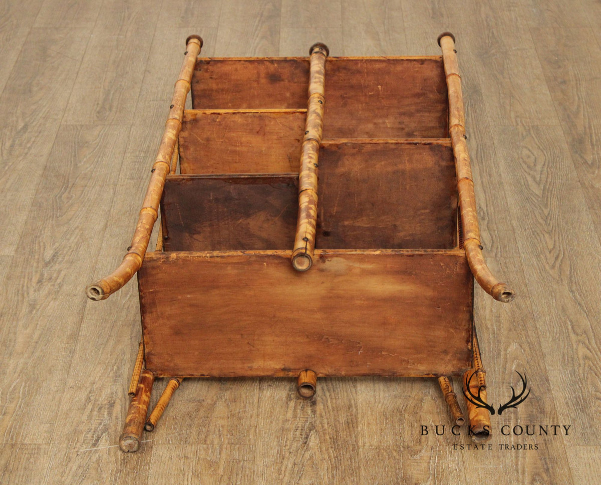 Antique Aesthetic Movement Bamboo Etagere
