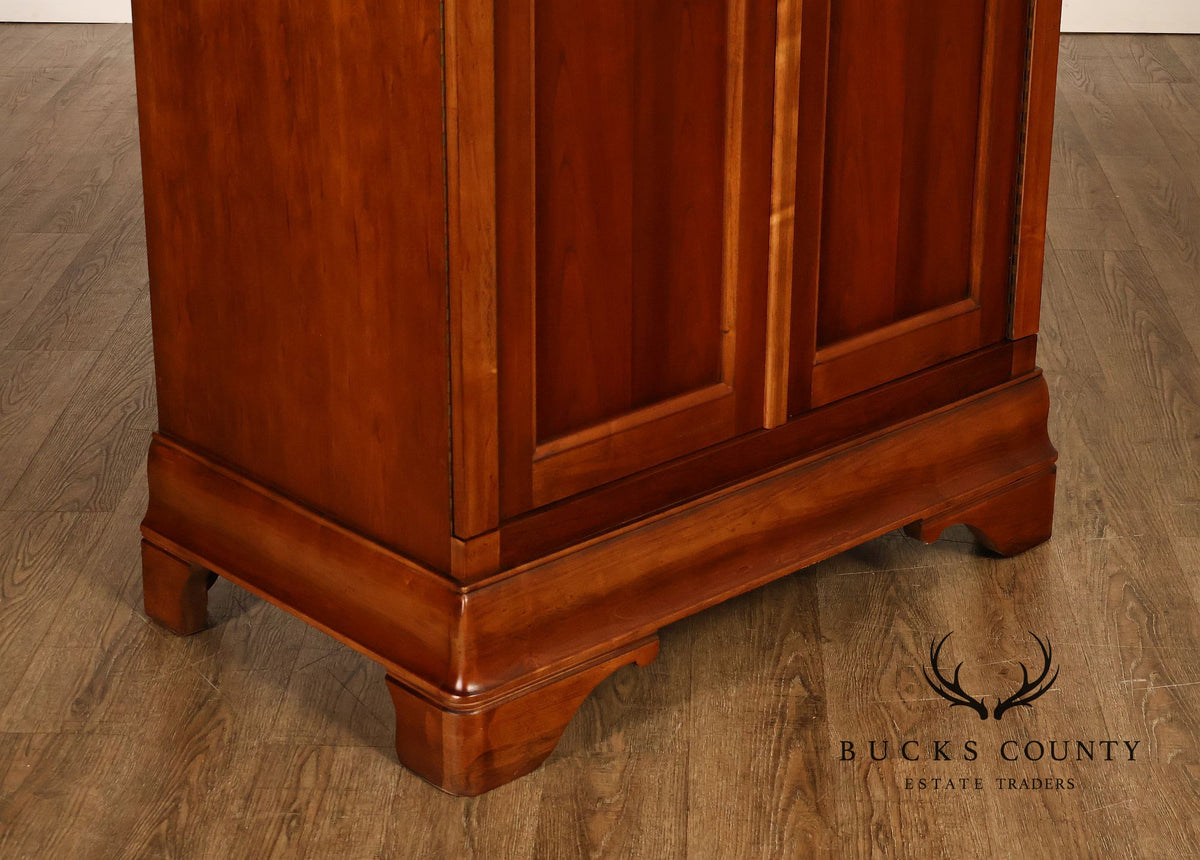 National Mt. Airy Cherry Two-Door Entertainment Armoire