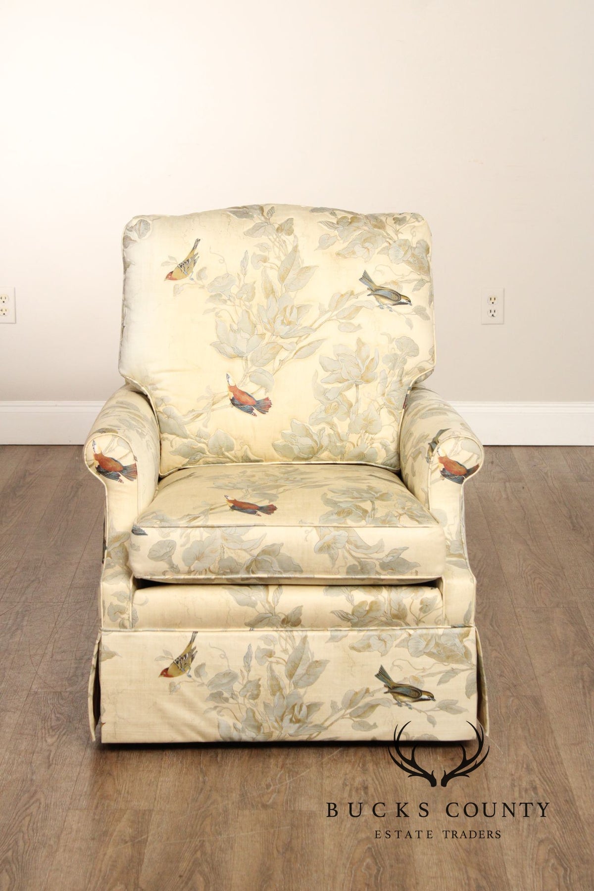 Jessica Charles Custom Upholstered Lounge Rocker