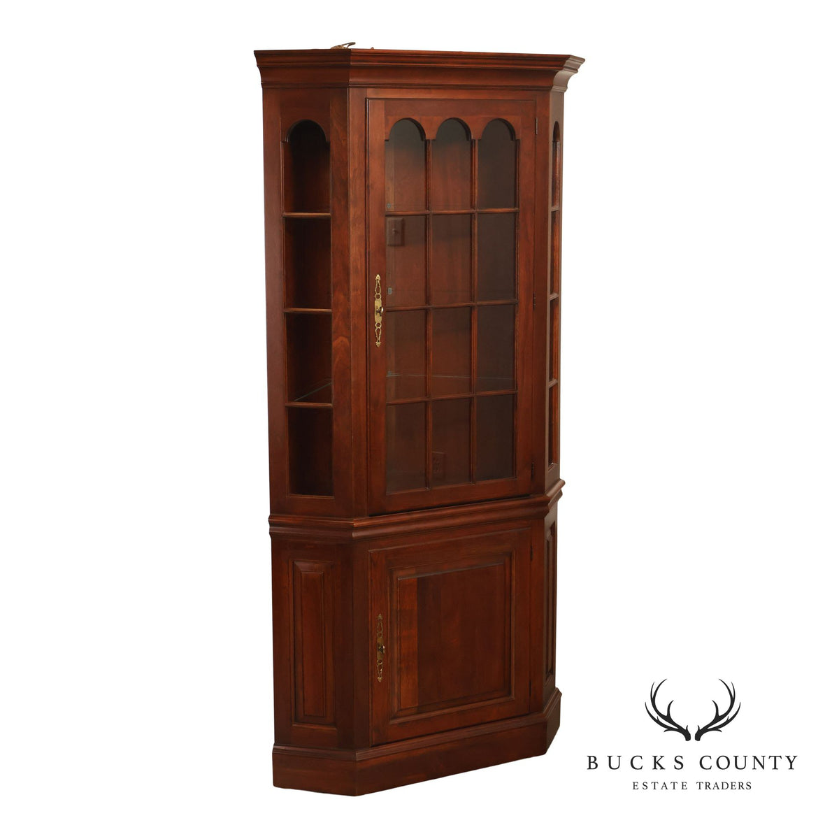 Pennsylvania House Traditional Cherry Corner China Cabinet