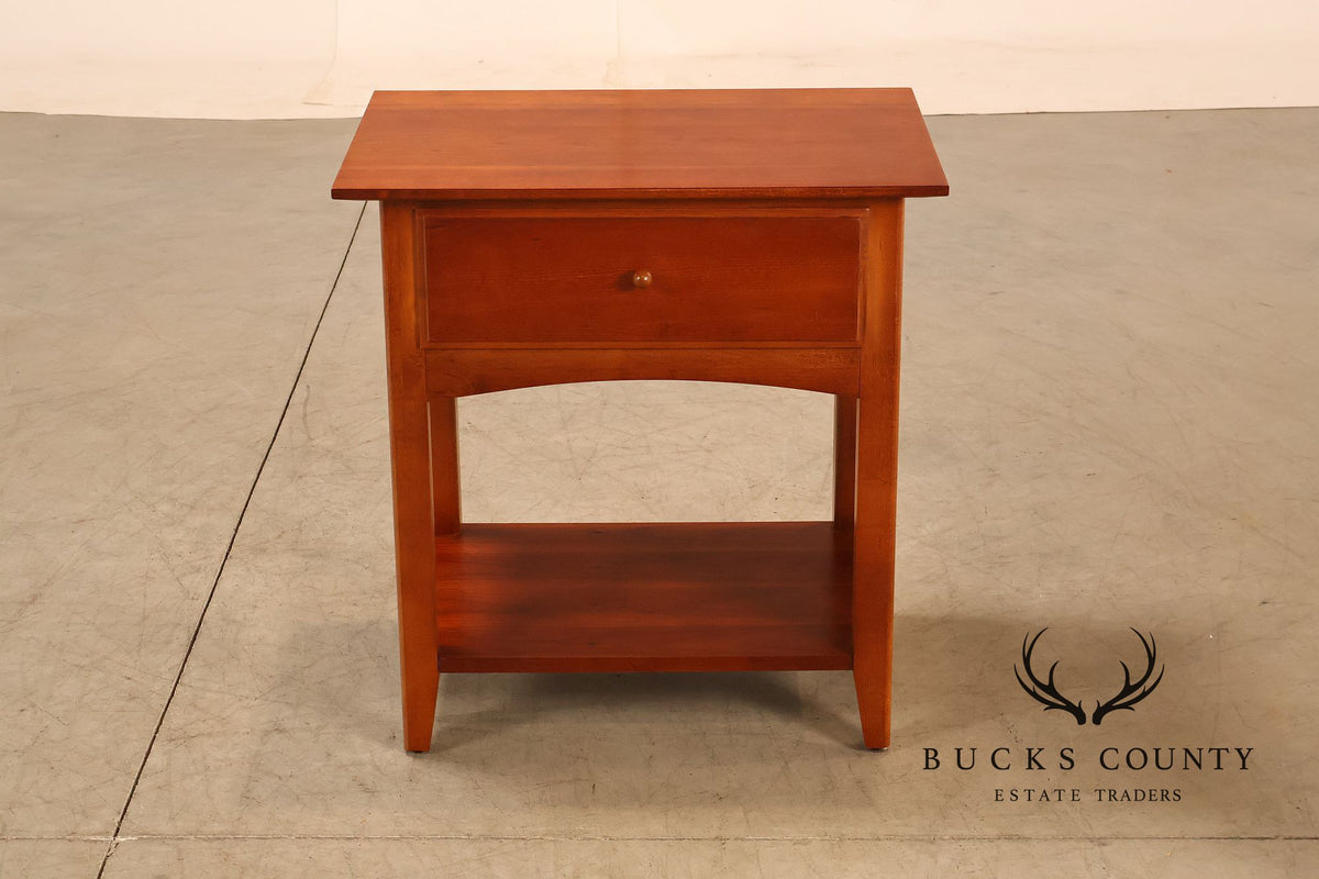 Thomasville 'Impressions' Mission Style Pair of Cherry Nightstands