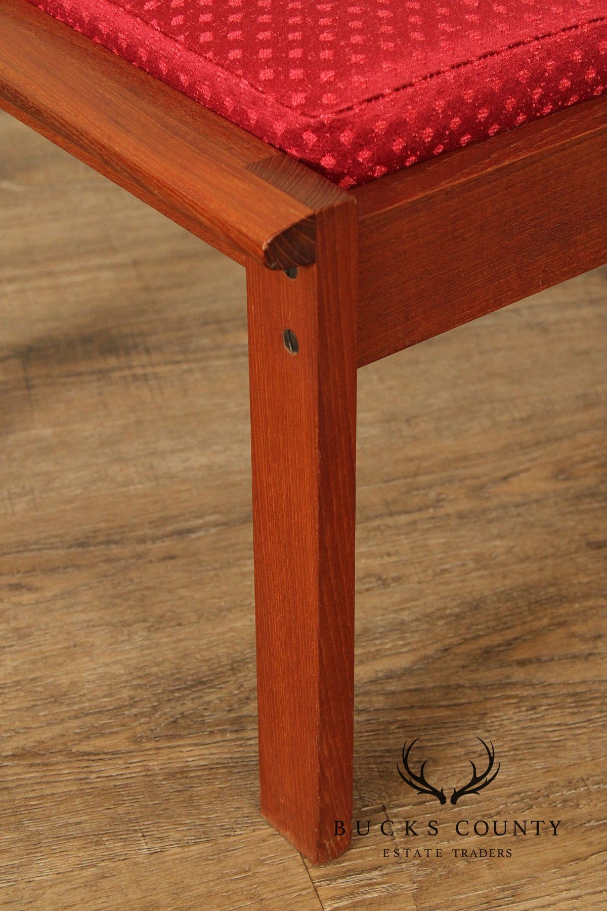 Illum Wikkelso Danish Modern Teak Ottoman