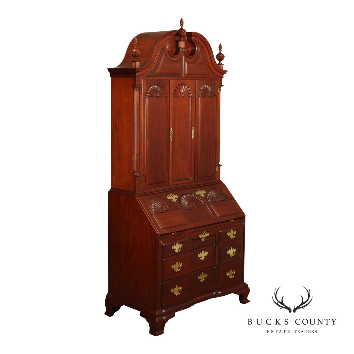 Kindel Winterthur Reproduction Mahogany Secretary Desk