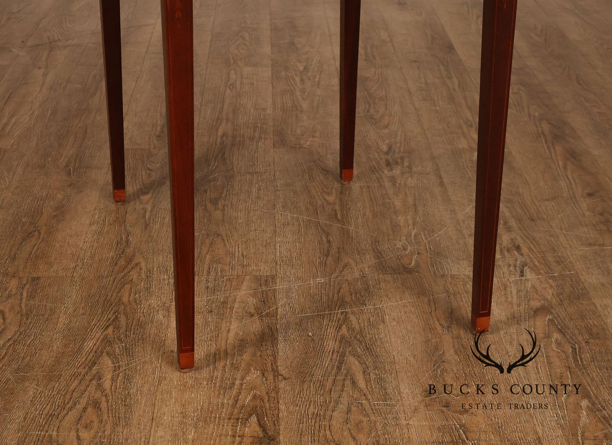 Baker Federal Style Mahogany Pembroke Drop-Leaf Side Table