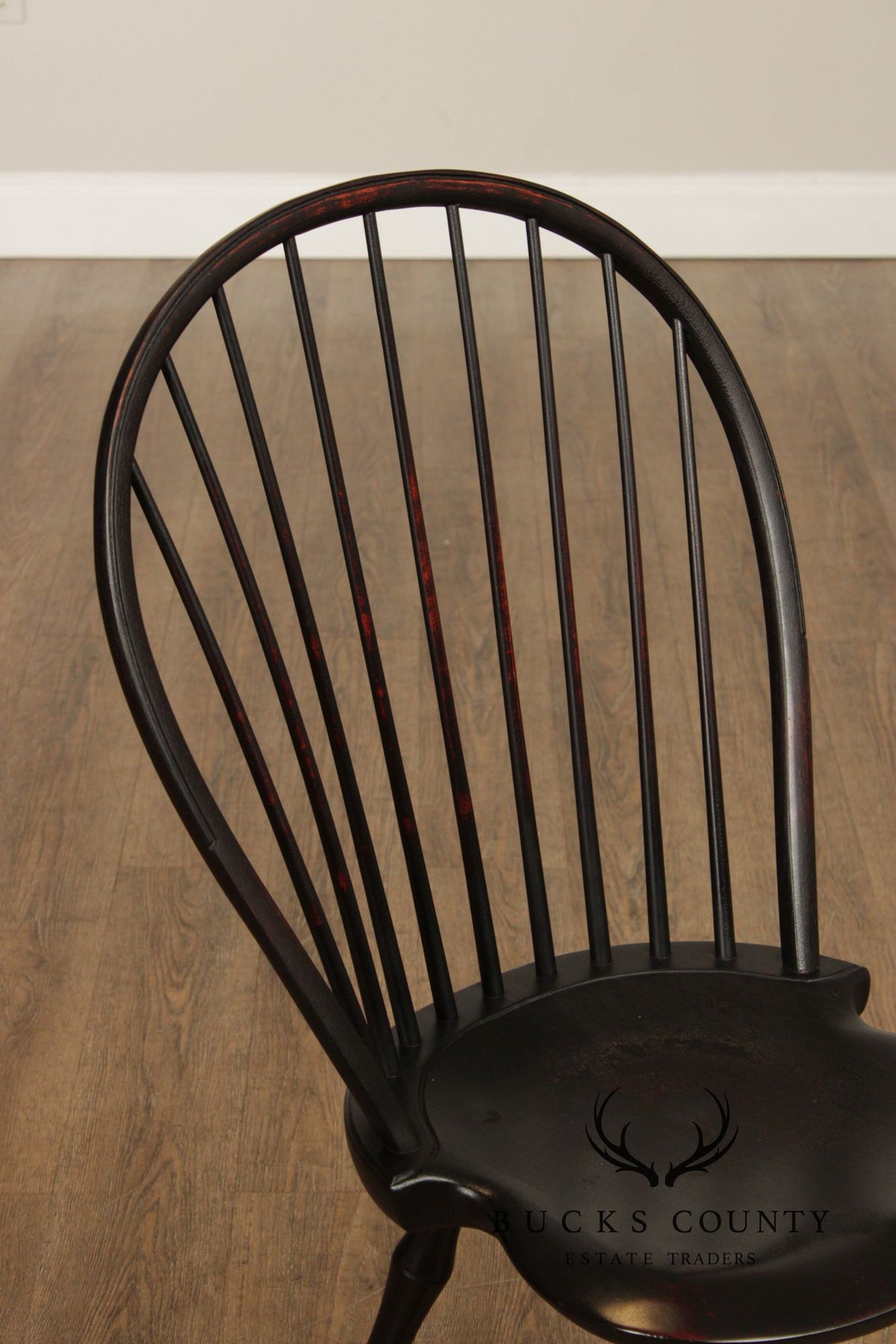 D.R. Dimes Ebonized Windsor Chair