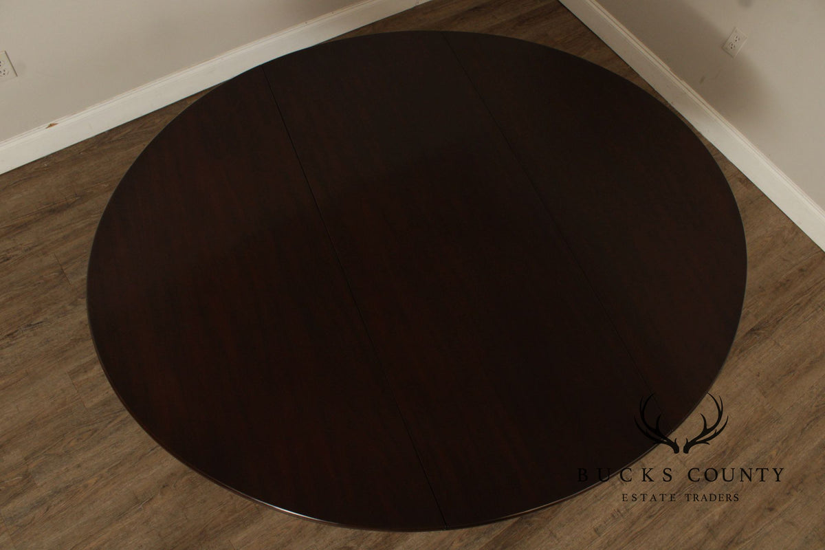Kittinger Colonial Williamsburg Mahogany Drop Leaf Dining Table