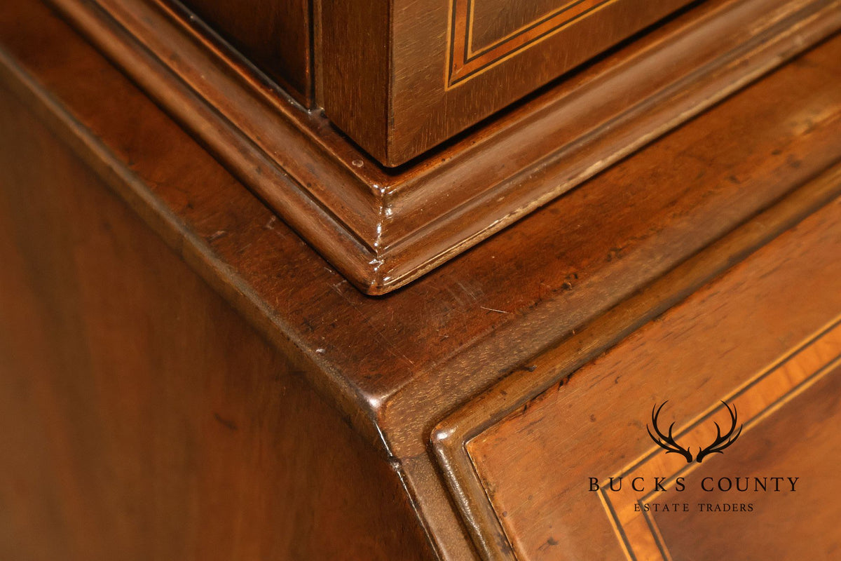 Kittinger Georgian Style Mahogany Secretary Bookcase