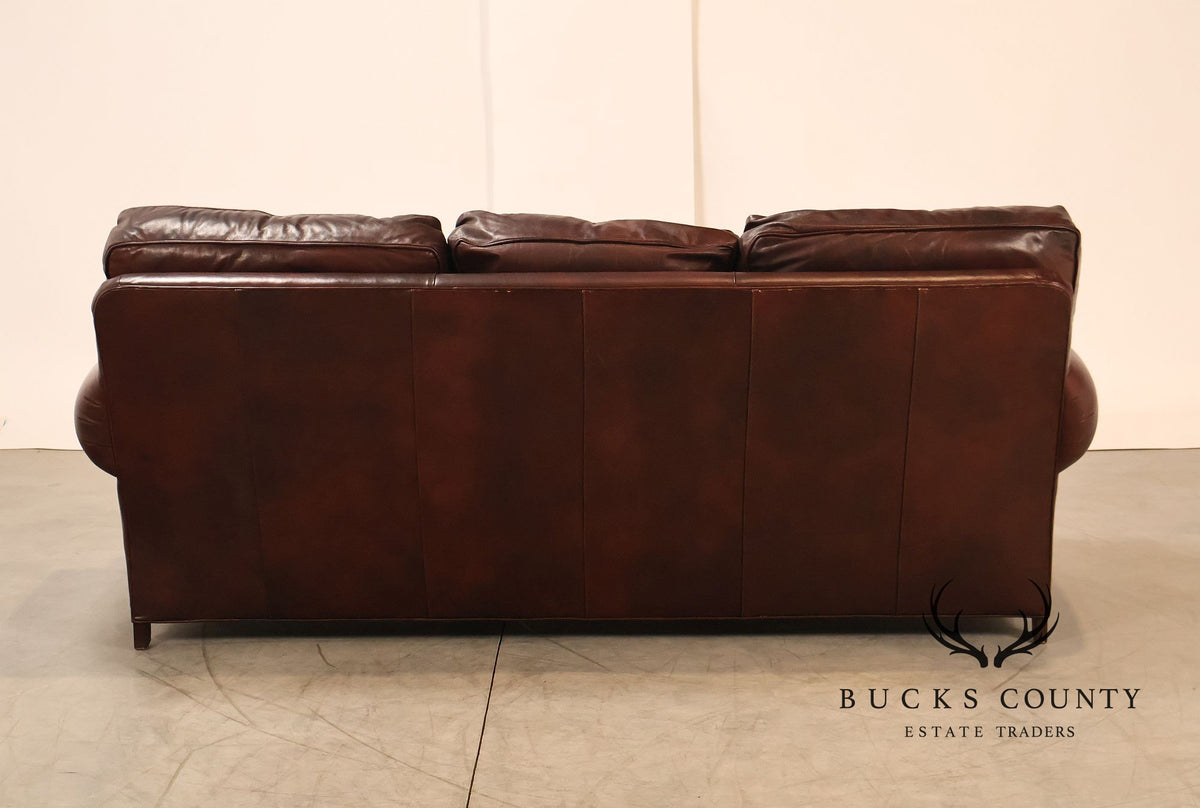 Hancock & Moore Traditional Leather Sofa
