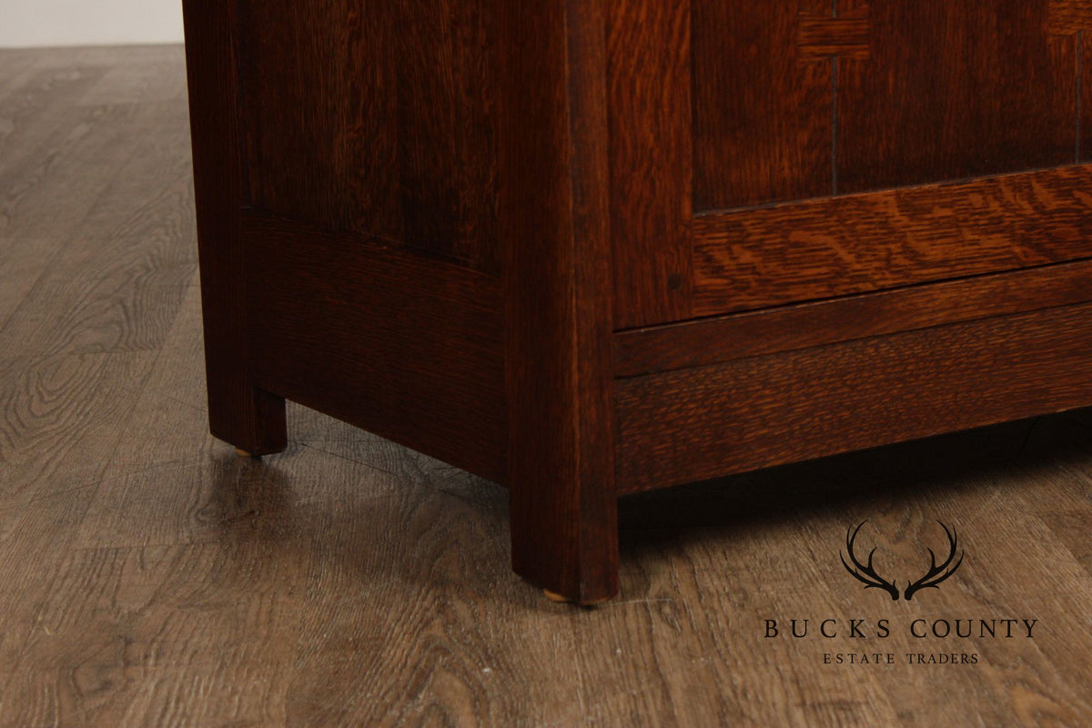 Stickley Mission Collection Oak Media Console